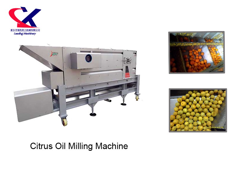 Citrus Lemon Orange Oil Milling Machine 300-500 kg/h